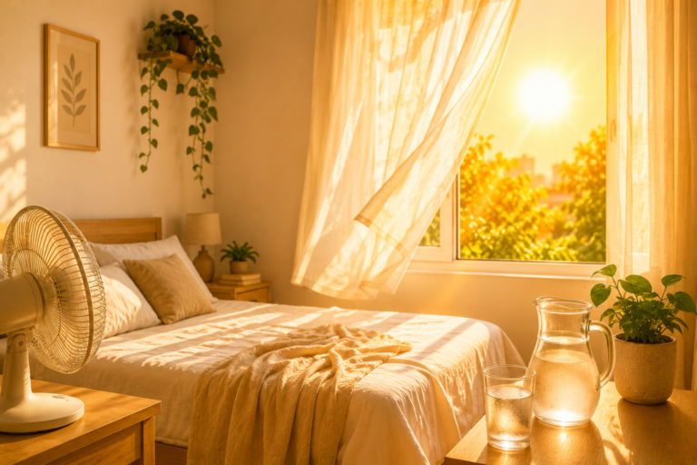 Como aromatizar quartos pequenos durante dias muito quentes