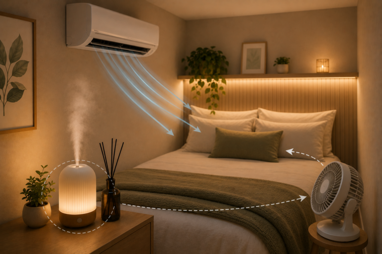 Como aromatizar quartos pequenos com ar-condicionado sem dispersar rápido demais