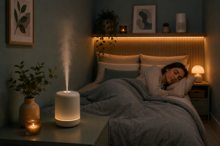 Difusores silenciosos para usar durante toda a noite