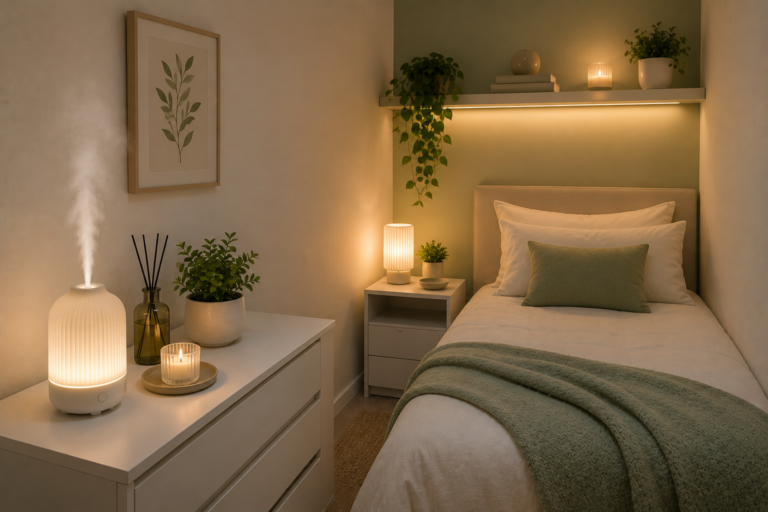 Técnicas para distribuir melhor o aroma em quartos pequenos com pouca circulação de ar