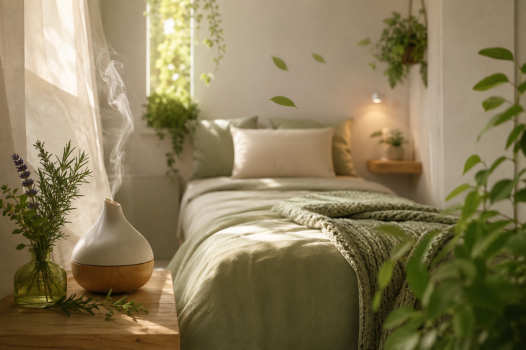 Como aromas herbais suaves podem deixar quartos pequenos mais confortáveis sem pesar o ambiente