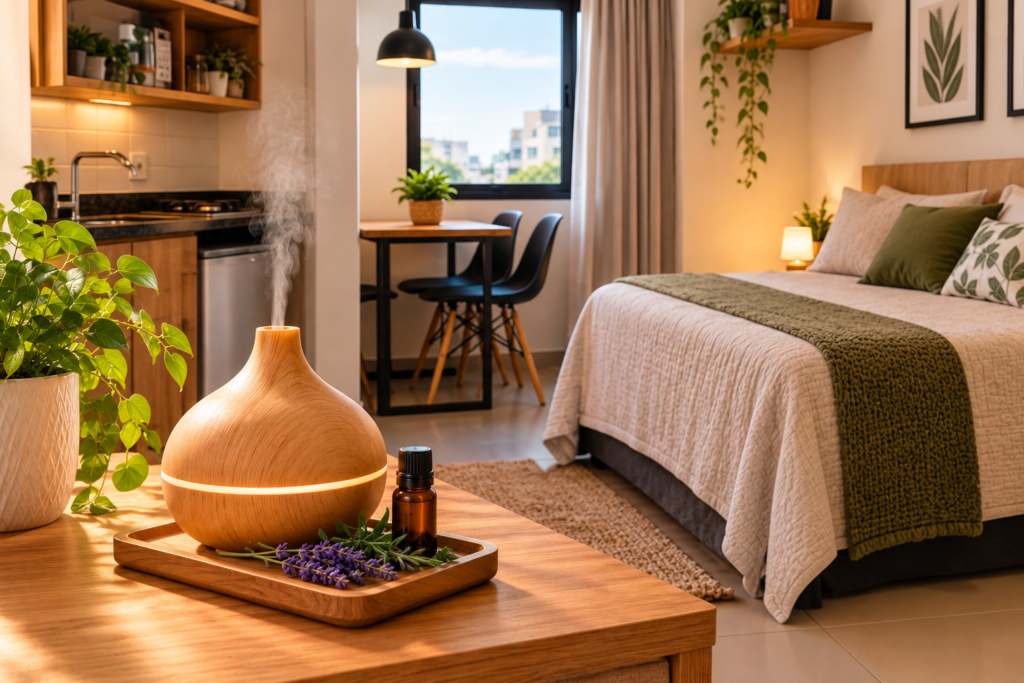 Kitnet Não é Sala em Miniatura: Como Aromatizar Sem Transformar Poucos Metros em Excesso de Cheiro Kitnet Não é Sala em Miniatura: Como Aromatizar Sem Transformar Poucos Metros em Excesso de Cheiro