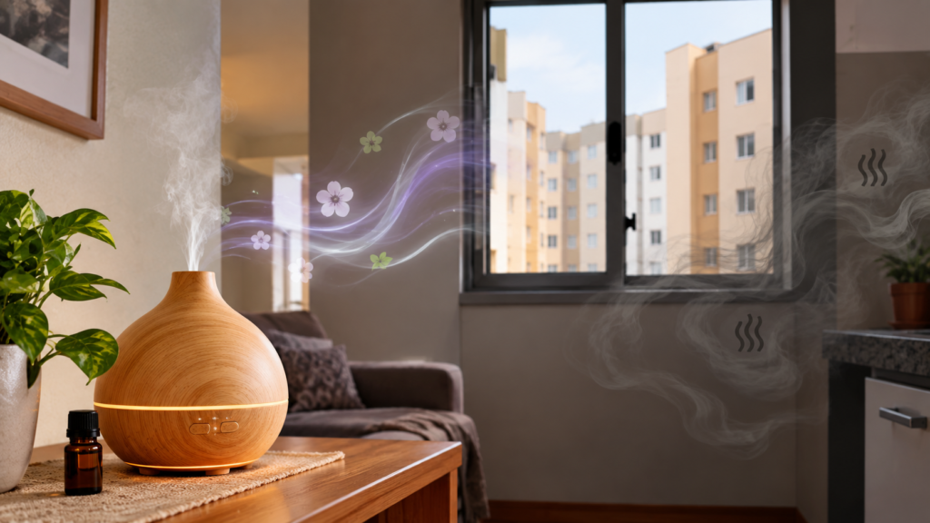 Aromatização em Conjuntos Habitacionais: Quando Pouca Ventilação Torna o Cheiro um Problema